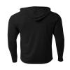 Hardcore Men's Long Sleeve Hooded Rash Guard Comfortable Performance Swim Shirt White 3X-Large view 4
