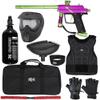 Action Village Azodin Blitz 4 Protector Paintball Gun Package Kit Level 1 (Dust Purple/Polished Green, Small/Medium) view 1
