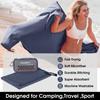 4Monster Quick Dry Travel Towel with Case & Carabiner  Super Absorbent Microfiber Gym & Camping Towel. Compact, Lightweight, Fast Drying for Beach, Swimming, Hiking, Backpacking view 2