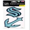 WinCraft NHL Seattle Kraken 4" x 4" Inch Outdoor Vinyl Decal Set (2 Decals, 1 Sheet) view 1