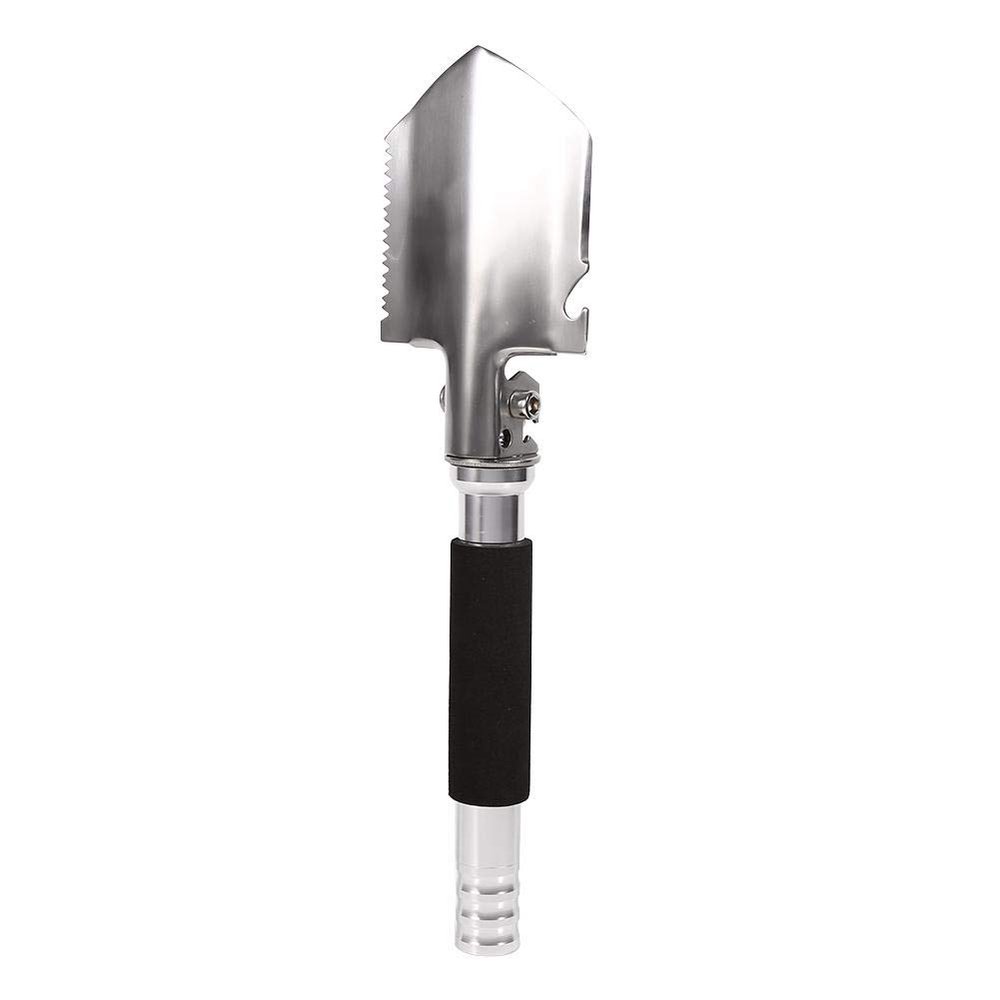 Gerioie Multifunctional Military Small Survival Tools, Lightweight Folding Camping Shovel, Shoveling for Digging Chopping Cutting Sawing Hammering