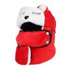Kids Cartoon Trapper Hats Boys Girls Windproof Warm Fleece Winter Hats with Removable Face Protective Cover Cold Weather Snow Ski Cap Thermal Outdoor Winter Hat Caps for Hunting Running Cycling view 2