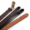 100% One-Piece Full Grain Leather Belt Strap with No Slot Hole 1-1/2"(38mm) Wide (Black, 46) view 3