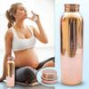 GDONLINE 100% Pure Copper Water Bottle Leak Proof Perfect Ayurvedic Health Benefits Vessel for Sports Fitness Yoga, Natural Health Copper Water Bottle 32 oz view 4