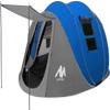 AYAMAYA Pop Up Tent 6 Person Easy Pop Up Tents for Camping with Vestibule, Double Layer Waterproof Instant Setup Popup Tent Big Family Camping Tents Beach Pop-up Tent Space for 2/3/4/5/6 People Man view 1