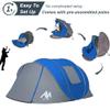 AYAMAYA Pop Up Tent 6 Person Easy Pop Up Tents for Camping with Vestibule, Double Layer Waterproof Instant Setup Popup Tent Big Family Camping Tents Beach Pop-up Tent Space for 2/3/4/5/6 People Man view 2