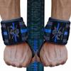 Wrist Wraps for Weightlifting - 18" Heavy Duty Wrist Support for Working Out, Gym Accessories for Men - Use for Lifting, Crossfit, Fitness, Exercise, Bench Press, Powerlifting (Blue Line) view 1