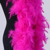 Alliico 60g & 100g, 6ft Long Fluffy Chandelle Feather Boas Costume 20s Party Accessory (60g, Magenta) view 2