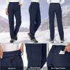 Womens Snow Pants Hiking Winter Fleece Waterproof Windproof Lined Soft Shell Insulated Outdoor Camping Travel ski Pants 5022,Blue,3X-Large view 4