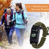 5 Pack 2/3 Inch Compass Whistle Buckle Plastic Paracord Buckles for Outdoor Camping Hiking Emergency Survival, Paracord Bracelets Clips, Travel Kits view 4