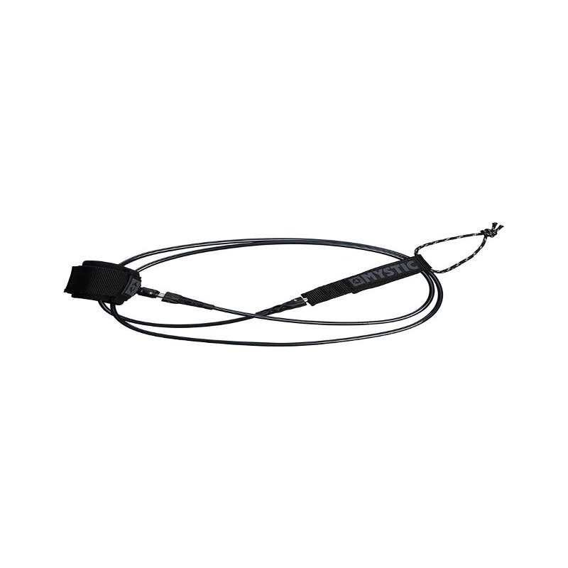 Mystic Surfboard Leash 2022 - Black 210150 6'0"