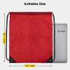 Vorspack 100 Pcs Drawstring Bags Bulk - Lightweight Drawstring Backpack, Cinch Bag for Party Sport Gym Trip Gift - 20 Colors view 2