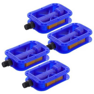 Anti-wear Kids Bike Pedals Replacement Pedals Straps Reflectors for Safe Riding