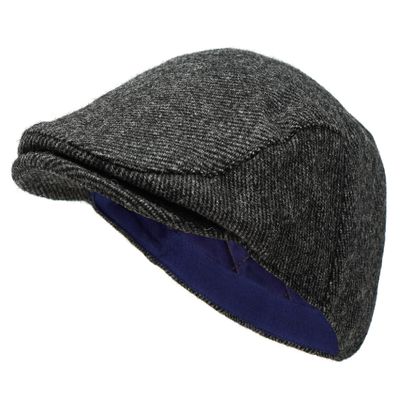 Borges & Scott The Galway - Irish Tweed Flat Cap - Irish Slate - Large (59-63cm)