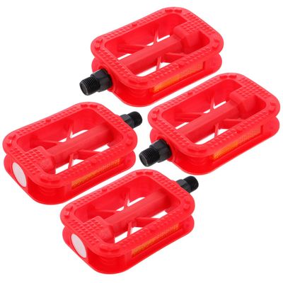 2 Pairs Kid Bike Pedals Replacement Accessories Reflectors for Kids American Thread