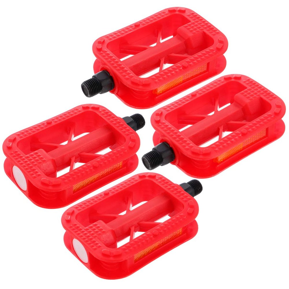 2 Pairs Kid Bike Pedals Replacement Accessories Reflectors for Kids American Thread