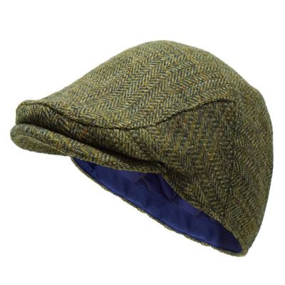 Borges & Scott The Galway - Irish Tweed Flat Cap - Country Green - Small (55-58cm)
