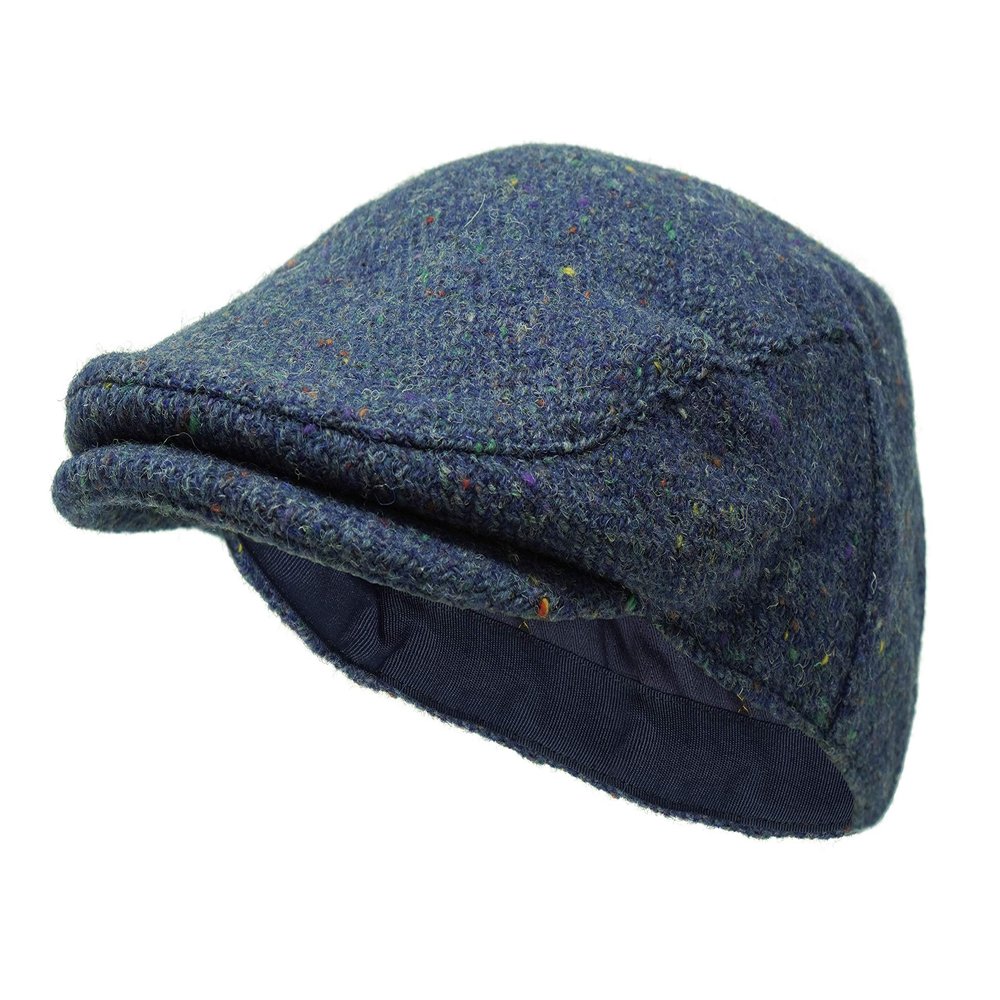 Borges & Scott The Galway - Irish Tweed Flat Cap - Nightsky HB - Small (55-58cm)