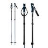 G3 Genuine Guide Gear VIA Aluminum Ski Poles, Tough Adjustable Two Piece ski Pole, Ergonomic Dual Density Grips, QuickFlick Utility tab, Removable Backcountry Strap, Pair (Long)