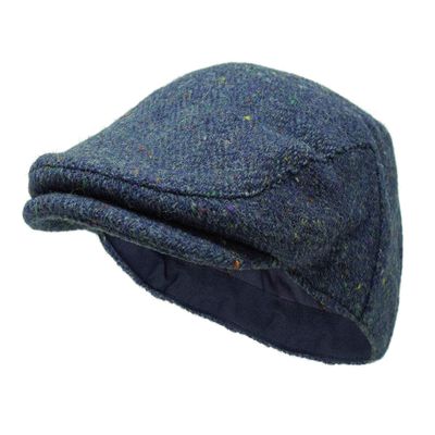 Borges & Scott The Galway - Irish Tweed Flat Cap - Nightsky HB - Medium (57-60cm)