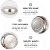1set Outdoor Stainless Steel Dining Portable Camping Tableware for Hiking Picnics and Bbqs and Convenient Travel Utensils Storage Bag view 2