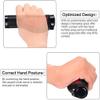 Bicycle Handlebar Grips High Grade Leather Bike Grips, Ergonomic Mountain Road Bike Handlebar Grips (Black+red) view 4