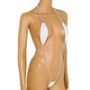 easyforever Womens Extreme Sling Shot Micro G-String Monokini Mini Bikini Thongs Swimwear Swimsuit White One Size view 4