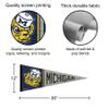 Michigan Team University Wolverines Pennant Throwback Vintage Banner view 2
