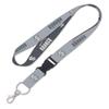 WinCraft NHL Seattle Kraken Charcoal 1'' Width Lanyard w/Detachable Buckle (16 Inch Opening) view 1