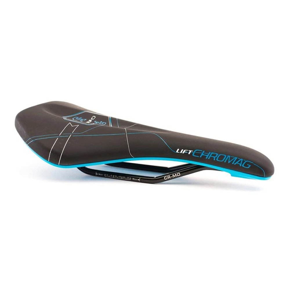 Chromag Lift Saddle Black/Blue, 140Mm