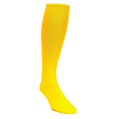 boldSOCKS Solid Color Men's Over-the-calf Dress Socks (Golden Yellow)
