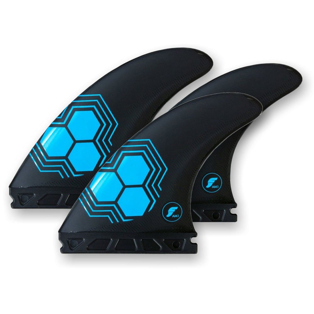 Future Fins FAM1 Alpha Thruster Fin Set Carbon-Blue M