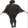 Fun World Women's Gold Glitter Skeleton Poncho Costume view 2