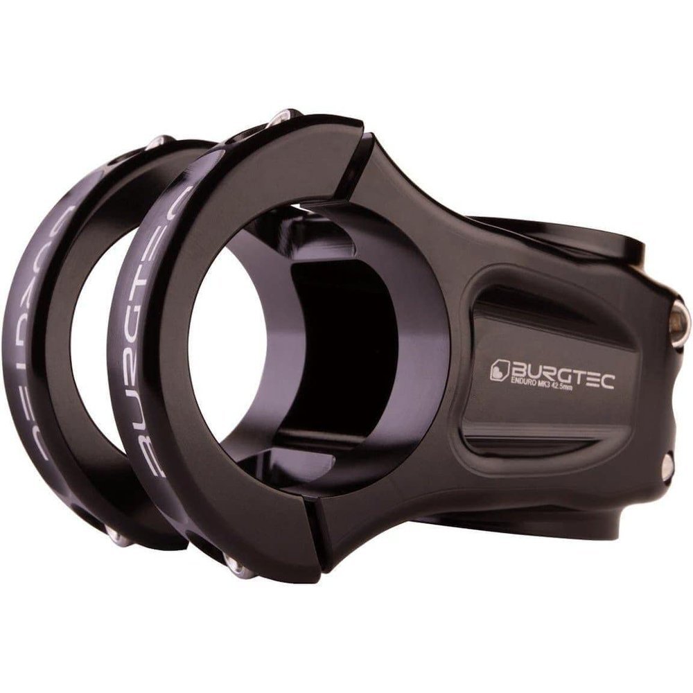 Burgtec Enduro MK3 Stem, 35.0 diameter, 0-degree rise, 35mm, Black