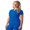 Adar Addition Scrubs for Women - Notched V-Neck Scrub Top - A6002 - Royal Blue - XL view 1