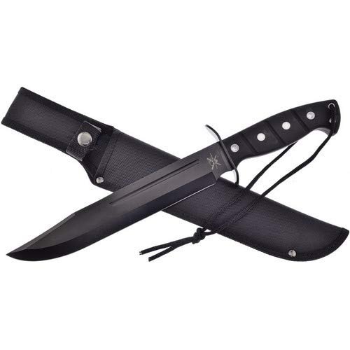 Frost Cutlery TX-0005 Operation Bowie Fixed Full Tang Blade Knife + Sheath