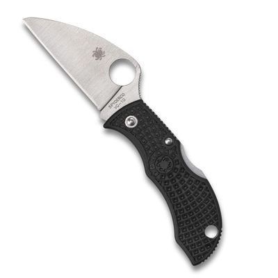 Spyderco Manbug Wharncliffe Folding Pocket Knife with 1.9" VG-10 Steel Blade and FRN Handle - EDC Knife for Men and Women, Perfect for Hunting, Tactical, Camping, Survival, Hiking - PlainEdge - MBKWP