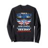 Proud Air Force Papa - I Raised Mine - Military Grandpa Gift Sweatshirt view 1