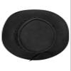 Australian Unisex Western Cowboy Hat Real Suede Outback Riding Dancing Classic - Black M (58cm) view 4