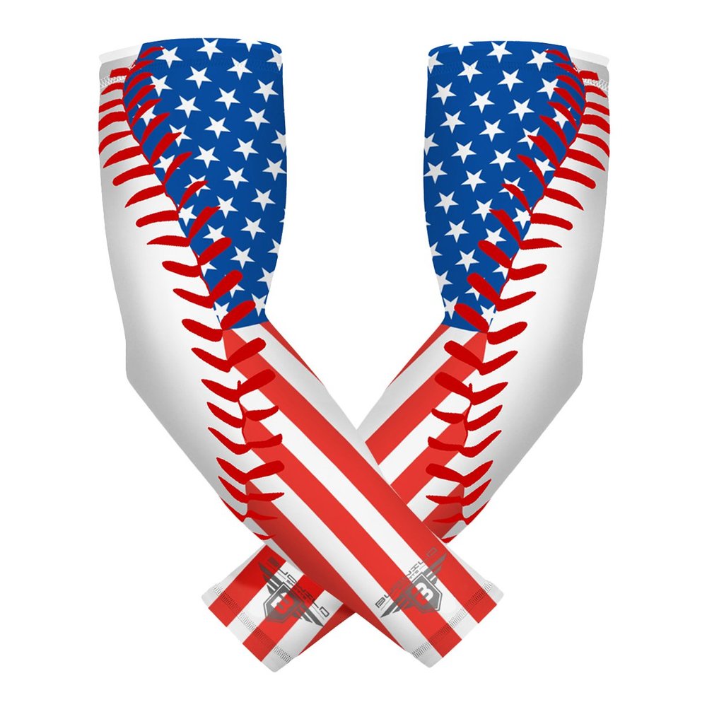 Bucwild Sports Baseball Arm Sleeve Youth & Adult 1 Pair | Football Basketball Cycling Tennis