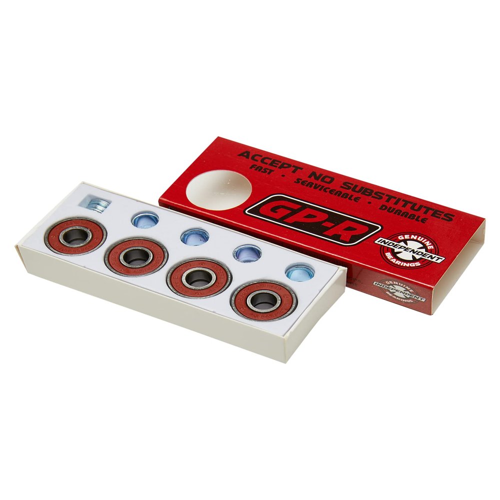 INDEPENDENT Genuine Parts GP-R Box/8 Skateboard Bearings, 1 Set