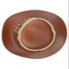 Leather Suede HAT Aussie Bush Cowboy Riding Classic Western Outback Brown - tan XL view 4
