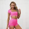 Oberlo Adrenaline Yoga Crop Top Short Set view 1