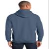 Gildan Men's Heavy Blend Fleece Hooded Sweatshirt G18500 (Small, Indigo Blue) view 2