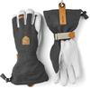Hestra Army Leather Patrol Gauntlet - Classic Leather Snow Glove for The Mountains - Charocoal - 11 view 2
