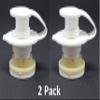 Aftermarket White 1.5" Shaft Cooler Drain Plug Assembly for Coleman Xtreme Coolers 50 qt, 58 qt, 82 qt 5010005241 (2) view 2