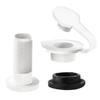 Aftermarket White 1.5" Shaft Cooler Drain Plug Assembly for Coleman Xtreme Coolers 50 qt, 58 qt, 82 qt 5010005241 (2) view 3