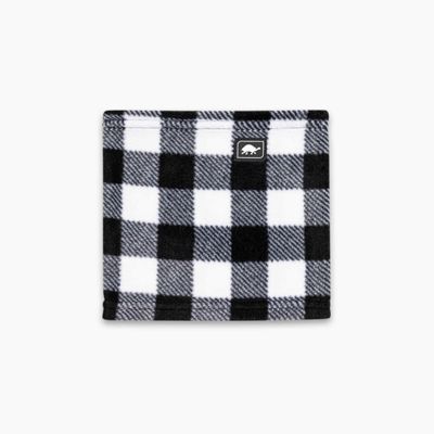 Turtle Fur Kids Playful Prints Classic Fleece Neck Warmer, Ages 3-6, Plaid Check