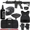 Action Village Tippmann TMC Protector Paintball Gun Package Kit Level 2 (Black/Black, Small/Medium)