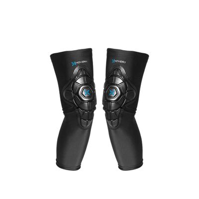 Hover-1 Men's Protective Knee Pads | Hard PU Shells for Impact Resistance, Lightweight Breathable Material for Medium, Black
